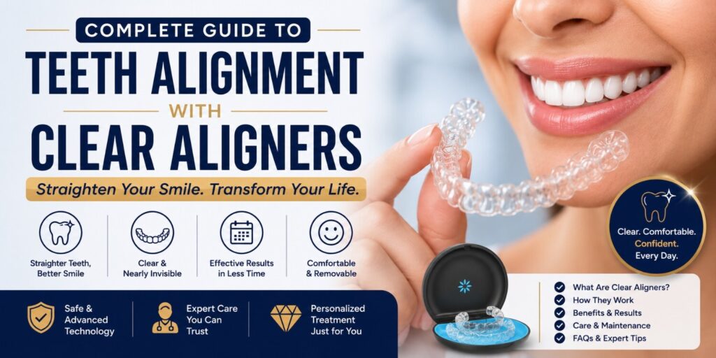 Complete Guide to Teeth Alignment with Clear Aligners